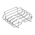 thumbnail image 3 of Almencla BBQ Rib Rack Accessories Multipurpose Roasting Stand for Party Picnic Travel Silver, 3 of 8