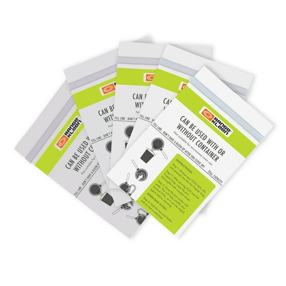 Range Kleen 65105 Trap the Grease: White Locking Fold Over Top Replacement Bags for Fat Trapper, Set of 5