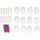 thumbnail image 1 of Egg Excavation Toy Kit 12 Brush Chisel Animal Egg Dig Scientific Educational Toys for Children, 1 of 5
