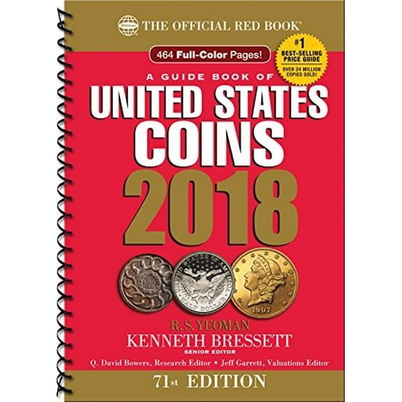 Pre-Owned A Guide Book of United States Coins 2018: The Official Red Book, Spiral, 9780794845063, 0794845061, Paperback, 71 edition