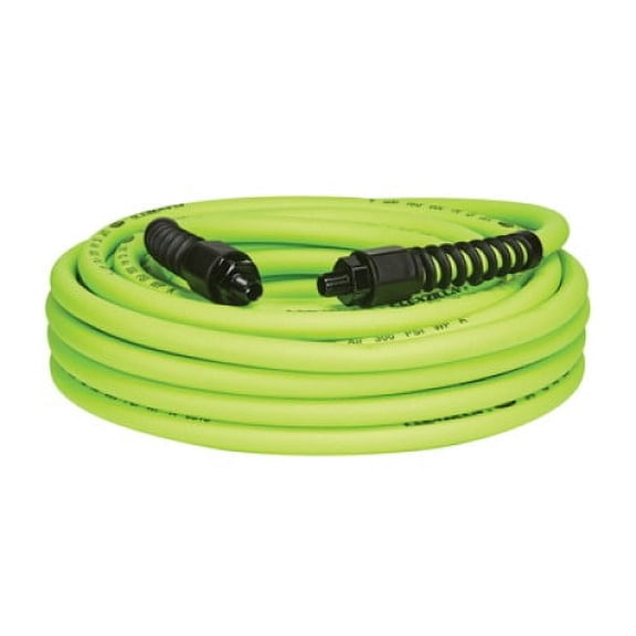 Flexzilla Pro HFZP3850YW2 3/8" x 50' Air Hose, Field-Repairable, Reusable Fitting
