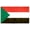 3x5 ft Polyester Flag, variant on AGAS Sudan Courtesy Flag 12x18 inch Mini Sudanese Flag Outdoor 200D Nylon Double Stitched Hem Never Rust Brass Grommets Canvas Header Sudanese Nautical Boat Flag
