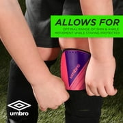 Umbro Ceramica Peewee Stirrup Soccer Shin Guards for Kids، Pink