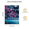 thumbnail image 2 of FUMJ Canvas Art Wall Decor Framed Wall Art Plum Blossom Moon Ocean Art Prints Wall Decor for Bedroom Modern Wall Pictures for Bathroom  Wall Decorations for Home Kitchen, 2 of 5