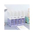 thumbnail image 1 of 4 Layers Student Bookshelf Organizer, Freestanding Desk Storage Rack Shelf With Magazine Holder, Office Table Filing Shelves, Desktop Stationery Divid, 1 of 4