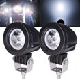 thumbnail image 1 of 2 luces antiniebla LED blancas para motocicleta de 10 W, faros LED para motocicleta de 2 pulgadas, luces adicionales, faros delanteros para motocicleta, foco antiniebla, resistente al agua para vehículos de 12 a 24 V, motocicletas, bicicletas, coches, camiones Kuyhfg Bienvenido a Kuyhfg, 1 of 5