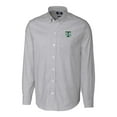 thumbnail image 2 of Men's Cutter & Buck Charcoal Tulane Green Wave Vault Big & Tall Oxford Stripe Long Sleeve Button-Down Shirt, 2 of 3