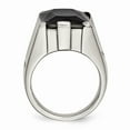 thumbnail image 2 of Stainless Steel Black CZ Polished Ring Size: 7; for Adults and Teens; for Women and Men, 2 of 6