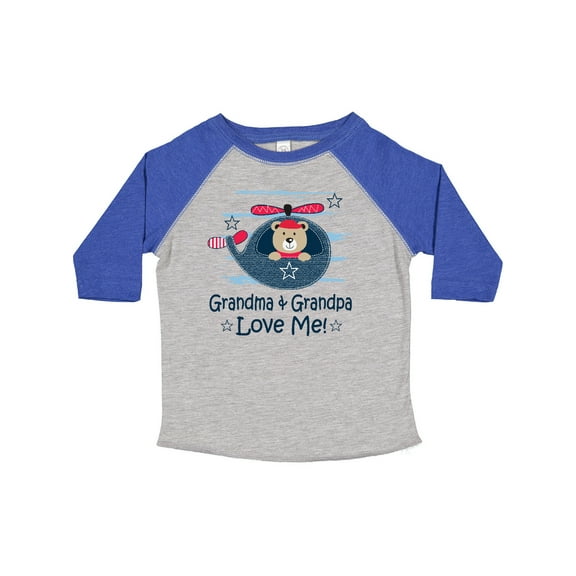 Inktastic Grandma and Grandpa Love Me Boys Boys or Girls Toddler T-Shirt