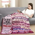 thumbnail image 4 of Wife Blanket Gifts for Wife on Mothers Day - to My Wife 50" X 60" Soft Throw Blanket - Christmas Birthday Present for Wife from Husband Romantic Gifts, 4 of 5