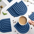 thumbnail image 2 of Silicone Trivet Mat Heat Resistant Hot Pads for Kitchen Countertop Reusable Table Mat Multi Purpose Daily Household Insulation Pad for Cookware Dinner Bowls Coffee Mugs Hot Dishes Trivets, 2 of 6