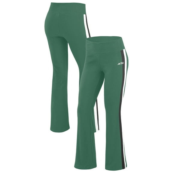 Women's WEAR by Erin Andrews Green New York Jets Tri-Blend Yoga Pants