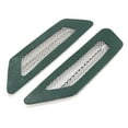 thumbnail image 3 of Unique Bargains 2Pcs Chrome Adhesive Car Side Fender Vent Air Flow Decoration Sticker 17 x 4.5cm, 3 of 3