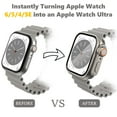 thumbnail image 4 of AYAMAYA For Apple Watch Series SE3/SE2/6/5/4 44mm Screen Protector Case, [Ultra Style Case] Tempered Glass Face Cover for iWatch 44mm, 4 of 8