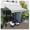 thumbnail image 2 of Retractable Patio Awning 12x8 ft, Manual Crank, UV & Water Resistant, 2 of 9