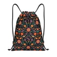 thumbnail image 1 of Xecao Mexican Flower And Birds Pattern Sports Drawstring Backpack - String Swim Gym Bag with Wet Proof Pocket for Women&Men-Medium, 1 of 6