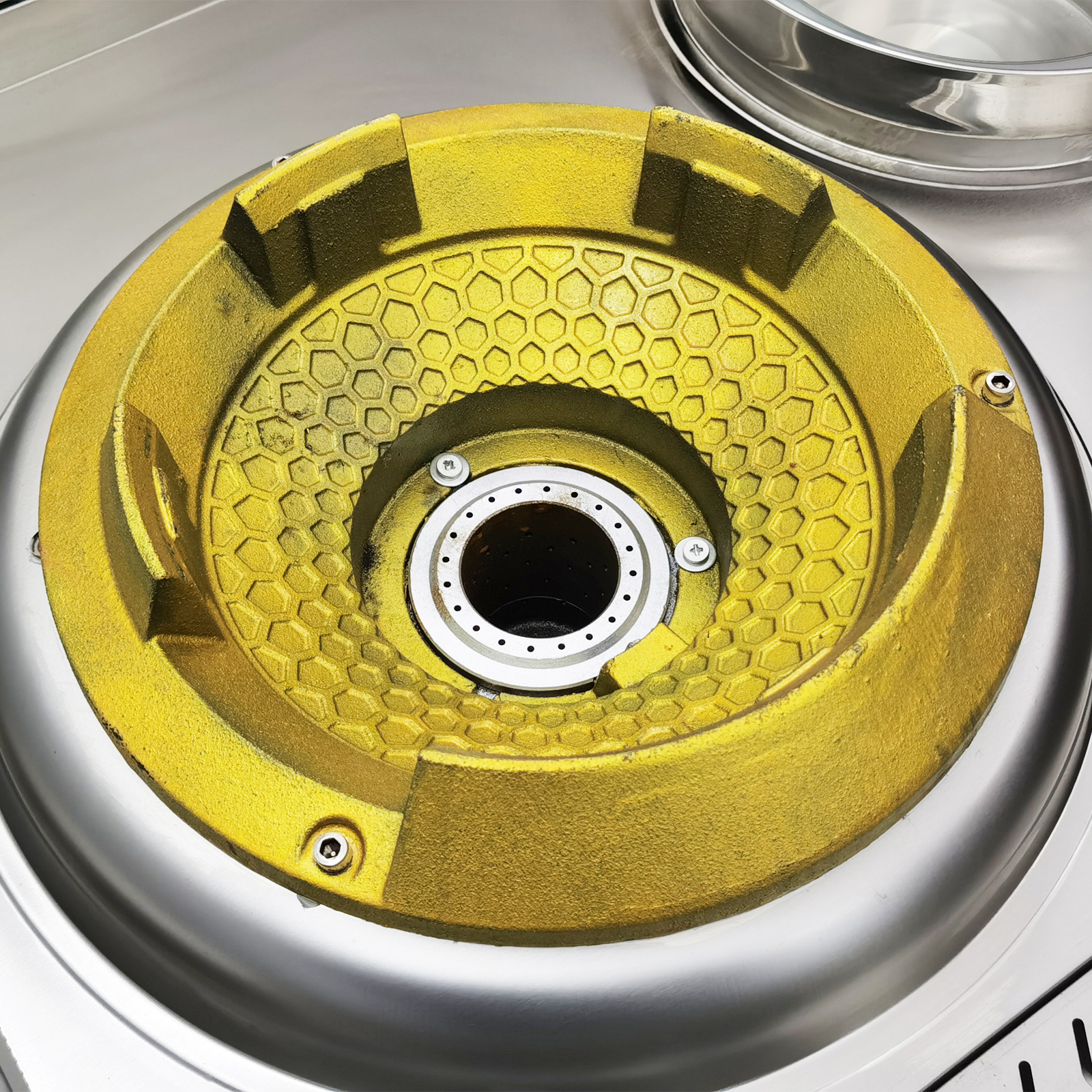 Commercial Gas Wok Gas Stove Single Burner with Water Basin