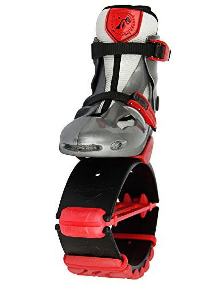 Joyfay Jumping Shoes Unisex Bounce Boots with 3pcs Tension Springs,  Black-Red Color, XXL Size