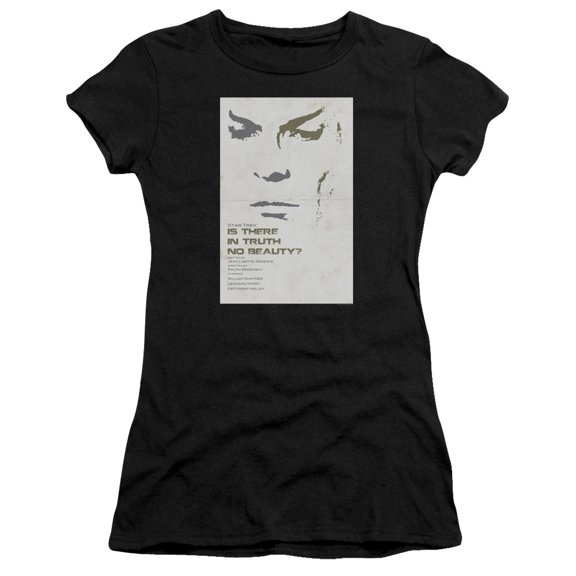 Star Trek Tos Episode 60 Junior Women's Sheer T-Shirt Black