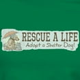 thumbnail image 3 of CafePress - Rescue Dog Quote Women's T Shirt - Women's Traditional Fit Dark T-Shirt, 3 of 5