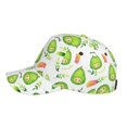 thumbnail image 5 of Fotbe Kawaii Avocado Baseball Cap, Kawaii Avocado Print Dad Hat,Outdoor Hat,Adjustable Sports Cap, Perfect For Activities, 5 of 9