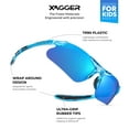 thumbnail image 5 of Xagger Kids Polarized Sports Sunglasses for Boys Girls Age 3-8 Toddler Baseball Softball TR90 Frame Glasses, 5 of 6