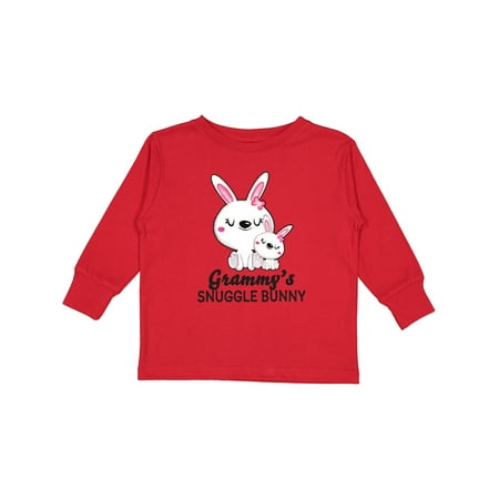 

Inktastic Grammys Snuggle Bunny Easter Gift Toddler Toddler Girl Long Sleeve T-Shirt