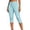 *Light Blue, variant on VBVC Women's High Waisted Stretchy Capri Pants , Slim Cropped Leggings For Women,Ladies' Button Fly Summer Trousers with Pockets,Black,S-2XL
