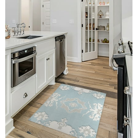 

AJDA BLUE Kitchen Mat By Kavka Designs