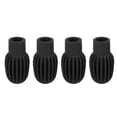 thumbnail image 1 of Embouts de Tambour en Silicone, Accessoires de Percussion Sans Bruit Embout de Remplacement pour Instruments en Bois pour Joueurs Noir, Orange, Gris, Rouge, 1 of 8