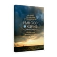 thumbnail image 6 of Scripture Walls Fear God and Keep His Commandments Ecclesiastes 12:13 Bible Verse Canvas Christian Wall Art Ready to Hang Unframed, 6 of 11