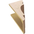 thumbnail image 6 of 9"W x 9"D x 18"H Wide New Brighton Rough Cedar Woodgrain TimberThane Corbel, Primed Tan, 6 of 6