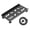 Standard, variant on Computer Tower Stand, Ventilated PC Holder with Wheels - Fits Most Desktop CPU, Steel Mobile Cart Riser for Gaming & Office