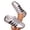 Silver, variant on EKVAHL Women’s Striped Slip On Retro Trainer Sneakers, Rounde Toe Casual Lightweight Shoes Non-Slip Walking Athletic Flats