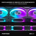 thumbnail image 4 of Ventilador Phanteks PH-F120D30 120 mm D-RGB PWM negro, 4 of 8