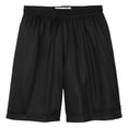 thumbnail image 5 of Mens Double-Layer Classic Mesh Polyester Short Black X-Large, 5 of 8