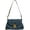 A-denim Blue, variant on Denim Hobo Bag for Women PU Leather Shoulder Crossbody Bag Retro Armpit Purse Handbag Pleated Totes Top Handle Bag