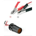 thumbnail image 2 of Luoyaxxxxx Car Cigarette Lighter Socket 12V Portable Power Plug Adapter Crocodile Clip Car Adapter for Music Plug, 2 of 7
