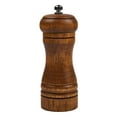thumbnail image 3 of Small Wood Salt and Pepper Grinder , Salt Mill Pepper Grinder Set, Pepper Mill, Salt Shakers with Adju5 inches - Pack of 2, 3 of 5