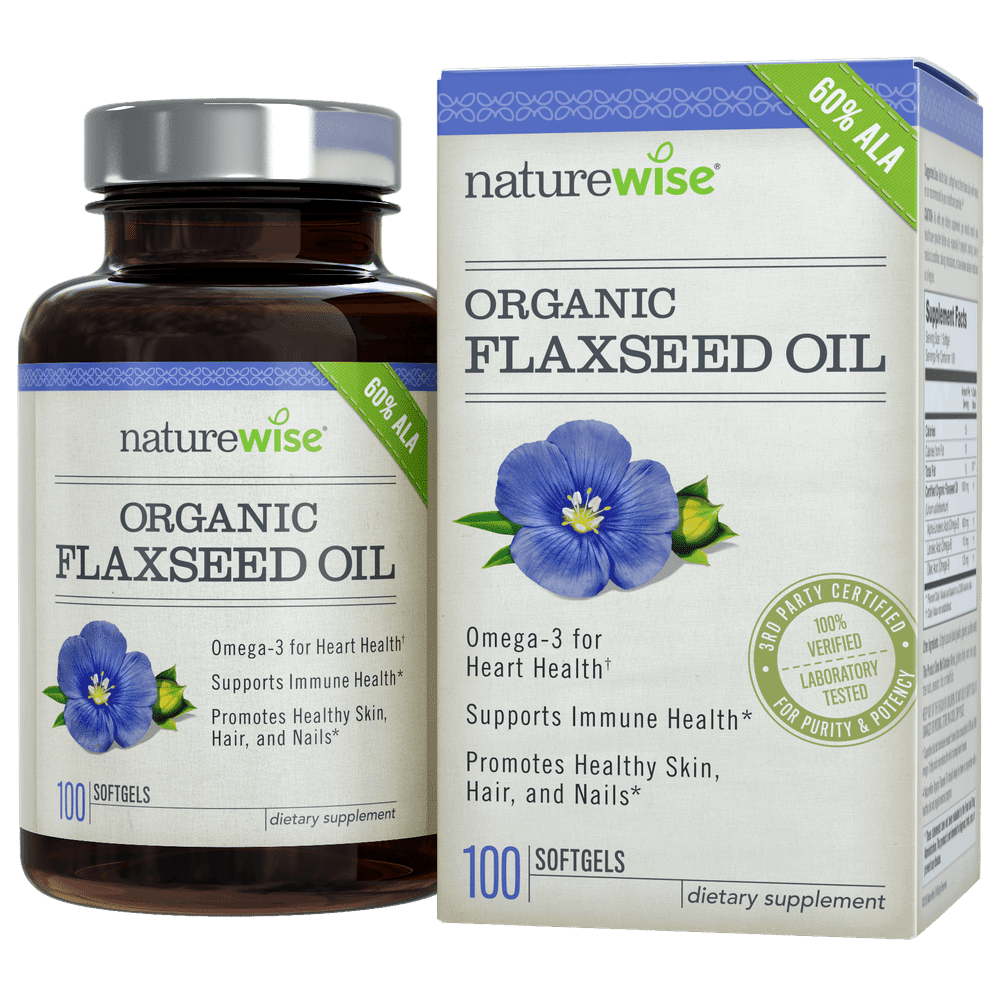 NatureWise Flaxseed Oil, 100ct
