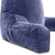 thumbnail image 3 of Almohada de lectura grande, almohada con funda de terciopelo para adultos, adolescentes y niños; soporte lumbar, siéntese en la cama para eliminar el reflujo, resistente a las manchas, funda removible, 3 of 5