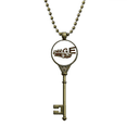 thumbnail image 1 of Classical Vehicle Style Fashion Key Necklace Pendant Tray Embellished Chain, 1 of 3