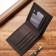 thumbnail image 5 of Men's Wallet Leather Slim Wallets For Men Bifold Leisure Thin Card Holder Purse With a Zipper Pocket,PU Leather Men's Wallet with Coin Purse, 20262026, 5 of 6