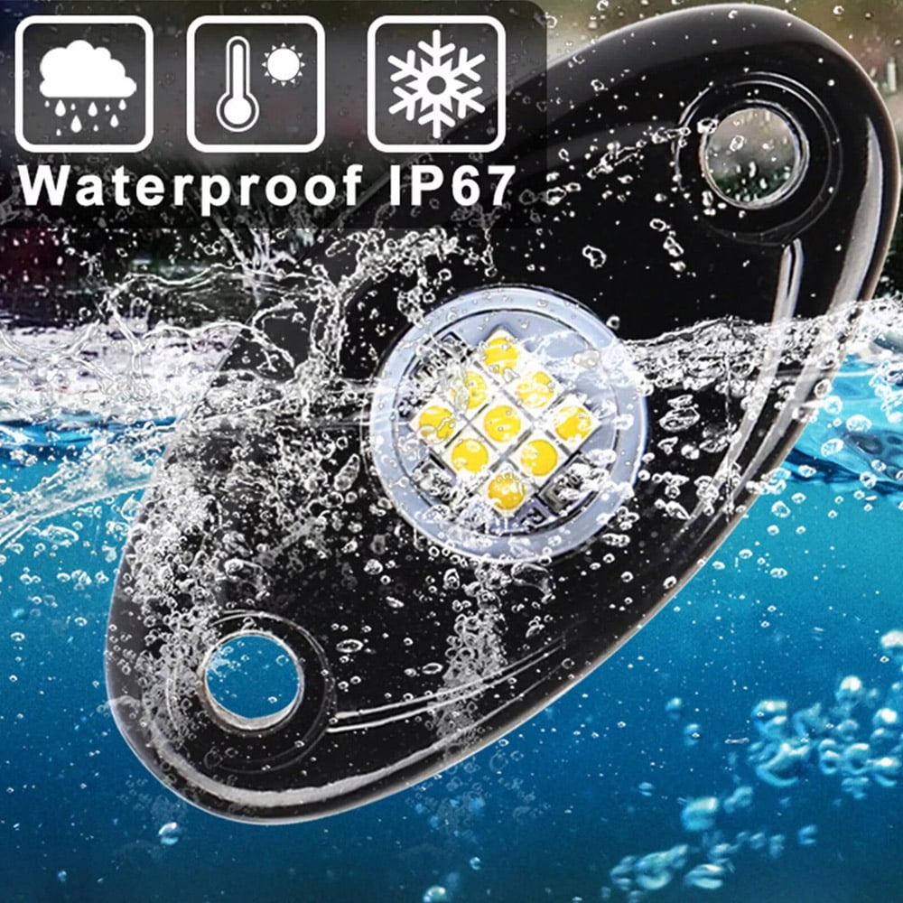 24PCS White LED Rock Light Pods Underbody Glow Kit For Offroad SUV Pickup Truck UTV Jeep, Waterproof 12V-24V Wheel Well & Chassis Lighting