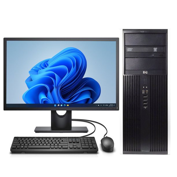 HP Desktop Computer Tower Windows 11 Intel Core i5 3.2 GHz Processor