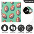 thumbnail image 5 of Yayeee Magnetic Dishwasher Cover for The Front Decoration Home Kitchen Machine Sticker Protector, Brown American Footballs, 5 of 6