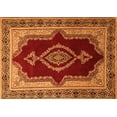 thumbnail image 1 of Ahgly Company Indoor Rectangle Persian Orange Traditional Area Rugs, 4' x 6', 1 of 1