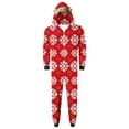 thumbnail image 2 of Mifsaly Matching Family Christmas Pajamas Sets Cute Xmas Snowman Adult Onesies Pajama Christmas 2025 Zipper Long Sleeve Bodysuit Holiday Festival Sleepwear Funny Homewear, 2 of 7
