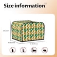 thumbnail image 5 of Lsque Corn Print 4 Slice Toaster Cover , Kitchen Appliance Dustproof Protector , Toaster Protector Dustproof Kitchen Appliance Cover, 5 of 7