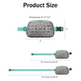 thumbnail image 4 of Mini Fanny Pack Pink Turquoise Girly Aztec Andes Tribal Pattern Belt Bag for Women, Fashionable Waterproof Waist Pack with Adjustable Strap for Workout Running Traveling Hiking Cycling, 4 of 4
